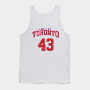 Toronto Basketball - Player Number 43 Tank Top